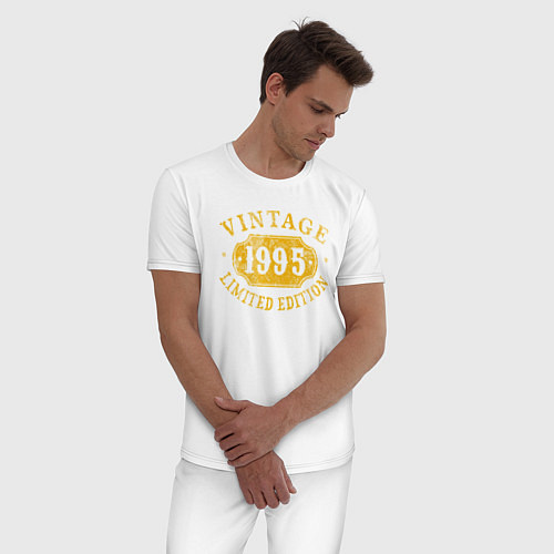 Мужская пижама Винтаж 1995 ограниченный выпуск / Белый – фото 3