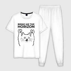 Мужская пижама Bring Me the Horizon - rock cat
