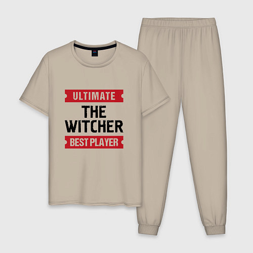 Мужская пижама The Witcher: Ultimate Best Player / Миндальный – фото 1