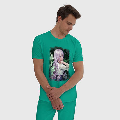 Мужская пижама Милая Владилена - 86 / Зеленый – фото 3