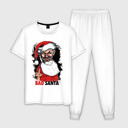 Мужская пижама Bad Santa, fuck you