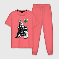 Мужская пижама Kawasaki Ninja Cup - Девушка за рулём