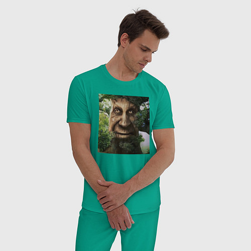 Мужская пижама Wise Mystical Tree / Зеленый – фото 3