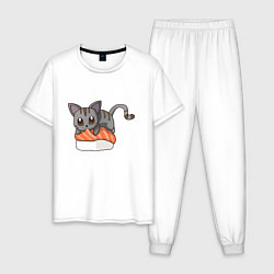 Мужская пижама Sushi cat