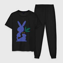 Мужская пижама Синий кролик