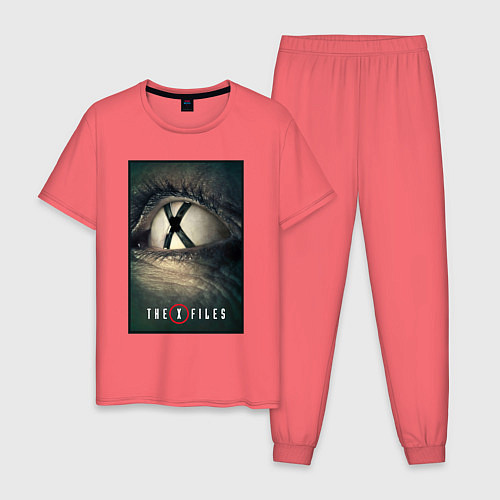 Мужская пижама X - Files poster / Коралловый – фото 1