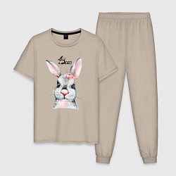 Мужская пижама Кролик - символ 2023 года