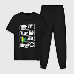 Мужская пижама Eat sleep JDM repeat