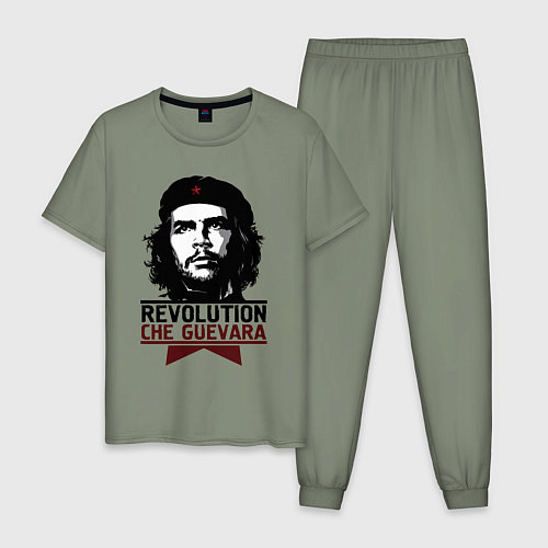 Мужская пижама Revolution hero / Авокадо – фото 1