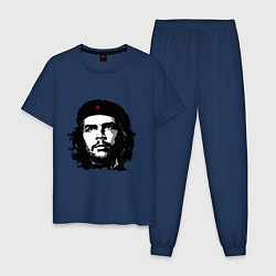 Пижама хлопковая мужская Ernesto Che Guevara, цвет: тёмно-синий