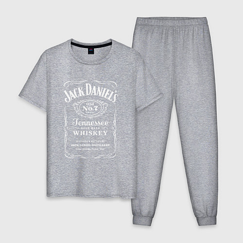 Мужская пижама Jack Daniels / Меланж – фото 1