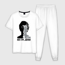 Мужская пижама Джон Леннон - портрет