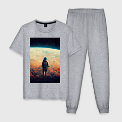 Мужская пижама I want to be an astronaut