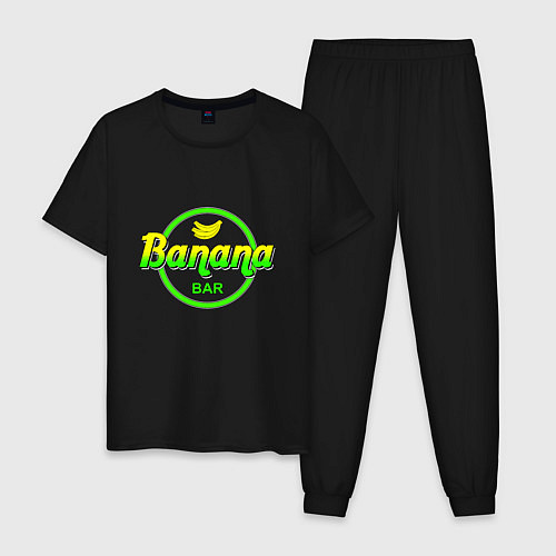 Мужская пижама Banana bar / Черный – фото 1