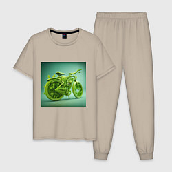 Мужская пижама Зелёное движение