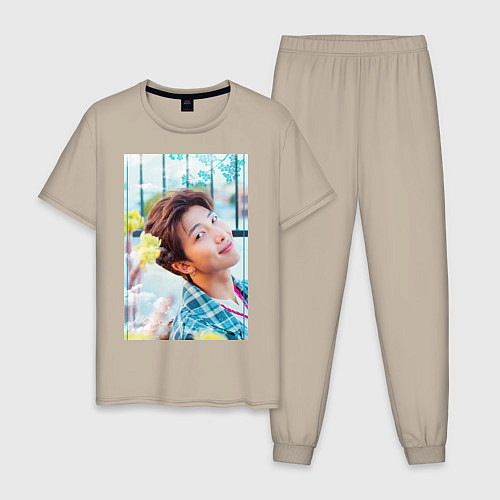 Мужская пижама Handsome Namjoon / Миндальный – фото 1