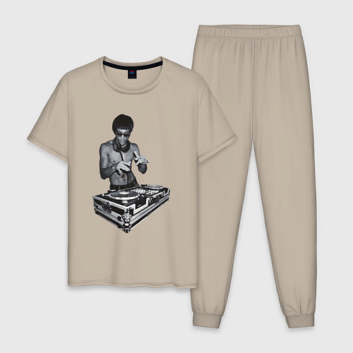 Мужская пижама DJ Bruce Lee / Миндальный – фото 1