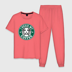 Мужская пижама I need my cofee