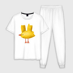 Мужская пижама Желтая птичка