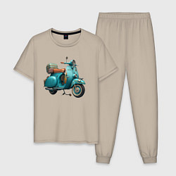 Мужская пижама Ретро скутер