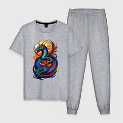 Мужская пижама Japanese dragon - irezumi