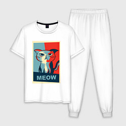 Мужская пижама Meow obey