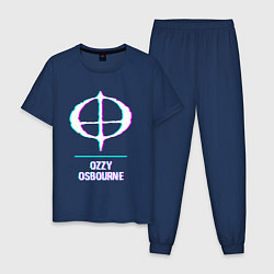 Мужская пижама Ozzy Osbourne glitch rock