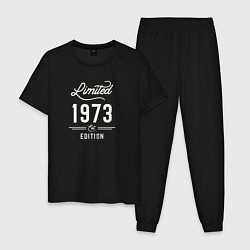 Пижама хлопковая мужская 1973 ограниченный выпуск, цвет: черный
