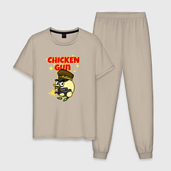 Мужская пижама Chicken Gun - игра