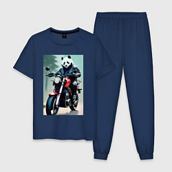 Мужская пижама Panda - cool biker