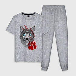 Мужская пижама Призрачный волк