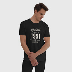 Пижама хлопковая мужская 1991 ограниченный выпуск, цвет: черный — фото 2