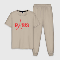 Мужская пижама Paris love
