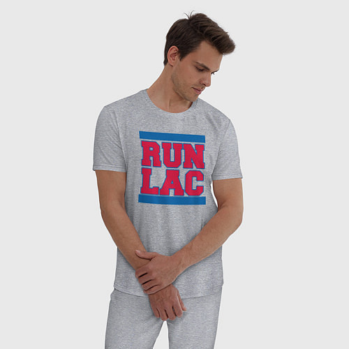 Мужская пижама Run Clippers / Меланж – фото 3
