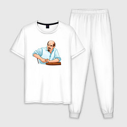 Мужская пижама Ленин в раздумьях