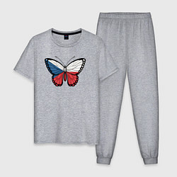 Мужская пижама Чехия бабочка
