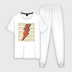Мужская пижама Nuggets lightning