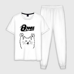 Мужская пижама David Bowie - rock cat