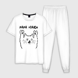 Мужская пижама Papa Roach - rock cat