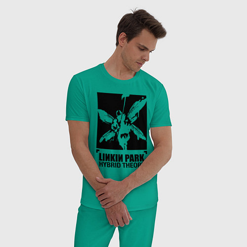 Мужская пижама LP Hybrid Theory / Зеленый – фото 3