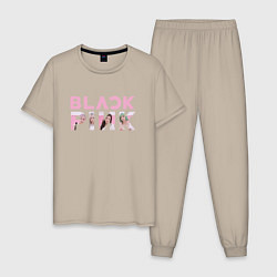 Мужская пижама Blackpink logo Jisoo Lisa Jennie Rose