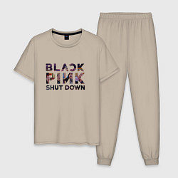 Мужская пижама Blackpink logo Jisoo Lisa Rose Jennie