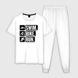 Мужская пижама Swim bike run