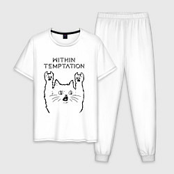 Мужская пижама Within Temptation - rock cat