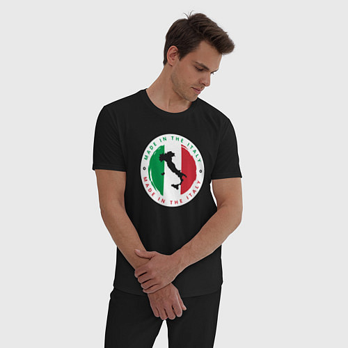 Мужская пижама Сделан в Италии / Черный – фото 3