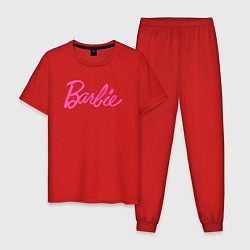 Мужская пижама Блестящий логотип Барби