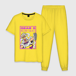Мужская пижама One piece - gear 5 белый
