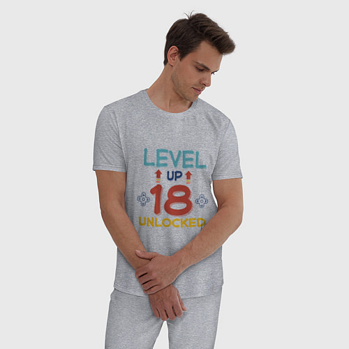 Мужская пижама 18 уровень разблокирован / Меланж – фото 3