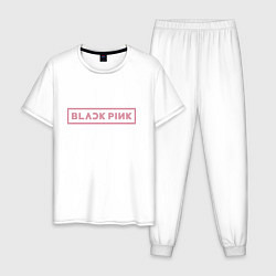 Мужская пижама Black pink - logotype - South Korea
