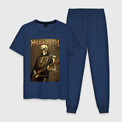 Мужская пижама Megadeth - skeleton - heavy metal